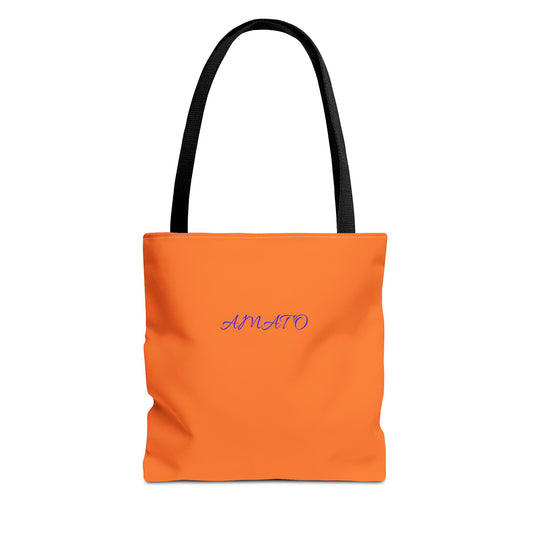 Vibrant Sicilian Orange Tote Bag – Ideal for Everyday Use, Beach Days, Shopping, or Gifts