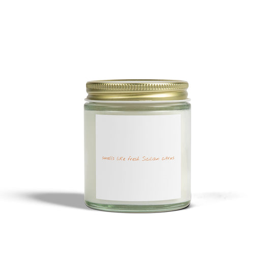 Coconut Apricot Scented Candles - Warm, Cozy Ambiance, Perfect for Relaxation, Gifts, Home Decor, Self-Care Moments
