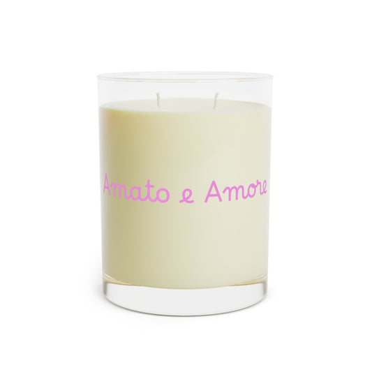 Romantic Scented Candle - Amato e Amore, Perfect Gift for Couples, Home Décor, Aromatherapy, Relaxation, Wedding Favors