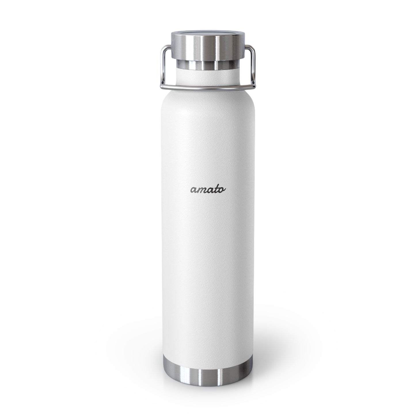 Stylish Copper Insulated Water Bottle - 22oz, Travel Flask, Hot & Cold Beverage Container, Eco-Friendly Gift, Office Hydration Solution