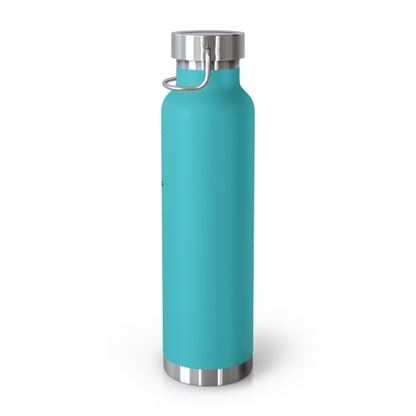 Stylish Copper Insulated Water Bottle - 22oz, Travel Flask, Hot & Cold Beverage Container, Eco-Friendly Gift, Office Hydration Solution