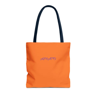 Vibrant Sicilian Orange Tote Bag – Ideal for Everyday Use, Beach Days, Shopping, or Gifts