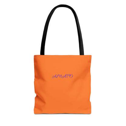 Vibrant Sicilian Orange Tote Bag – Ideal for Everyday Use, Beach Days, Shopping, or Gifts