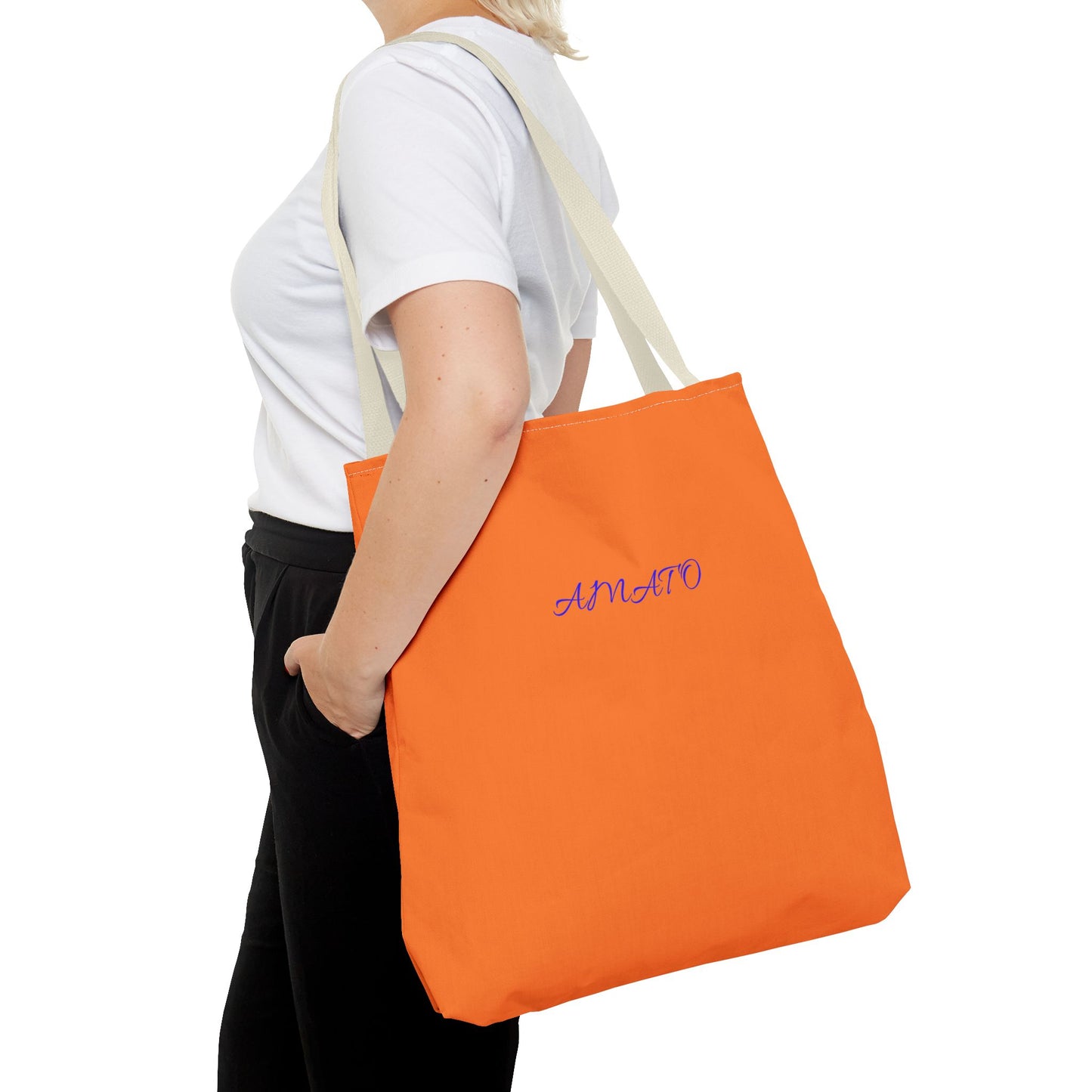 Vibrant Sicilian Orange Tote Bag – Ideal for Everyday Use, Beach Days, Shopping, or Gifts