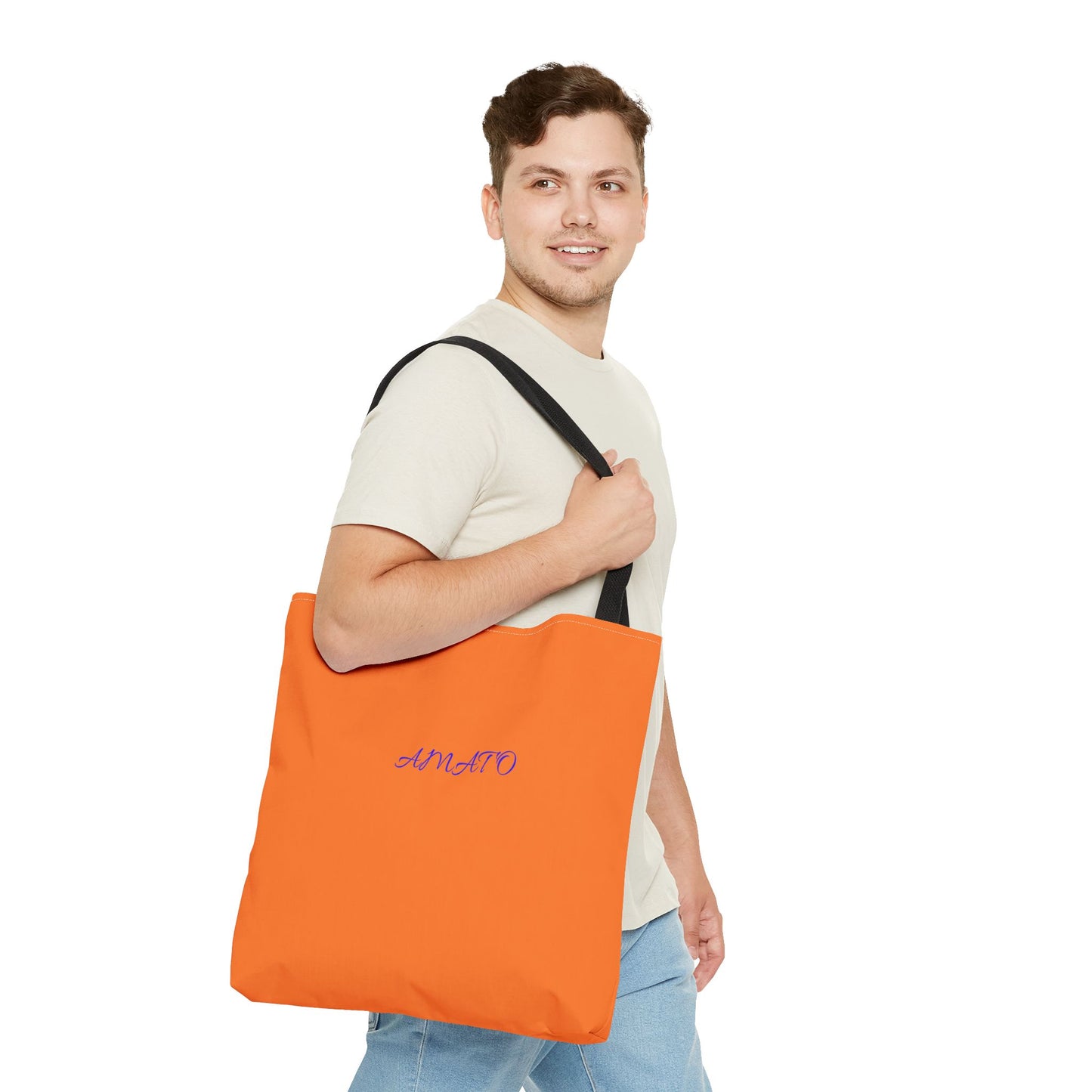 Vibrant Sicilian Orange Tote Bag – Ideal for Everyday Use, Beach Days, Shopping, or Gifts
