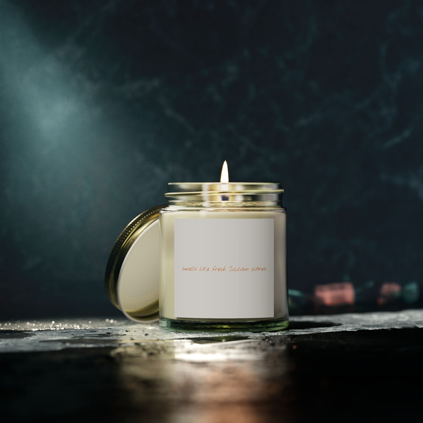 Coconut Apricot Scented Candles - Warm, Cozy Ambiance, Perfect for Relaxation, Gifts, Home Decor, Self-Care Moments