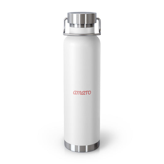 Copper Insulated Water Bottle, Travel Mug, 22oz Thermos, Eco-Friendly Drinkware, Perfect for Outdoor Adventures, Gifts for Her