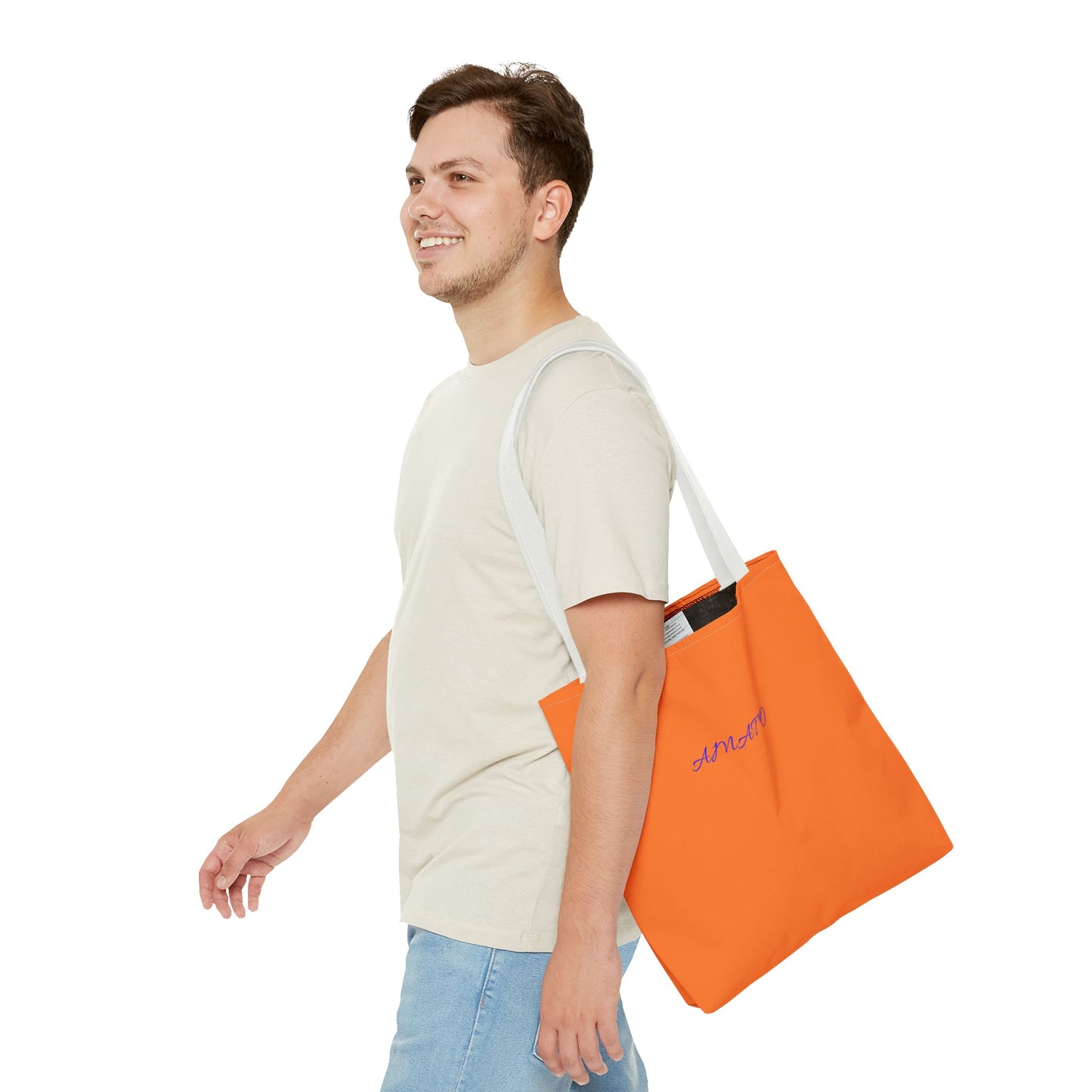 Vibrant Sicilian Orange Tote Bag – Ideal for Everyday Use, Beach Days, Shopping, or Gifts