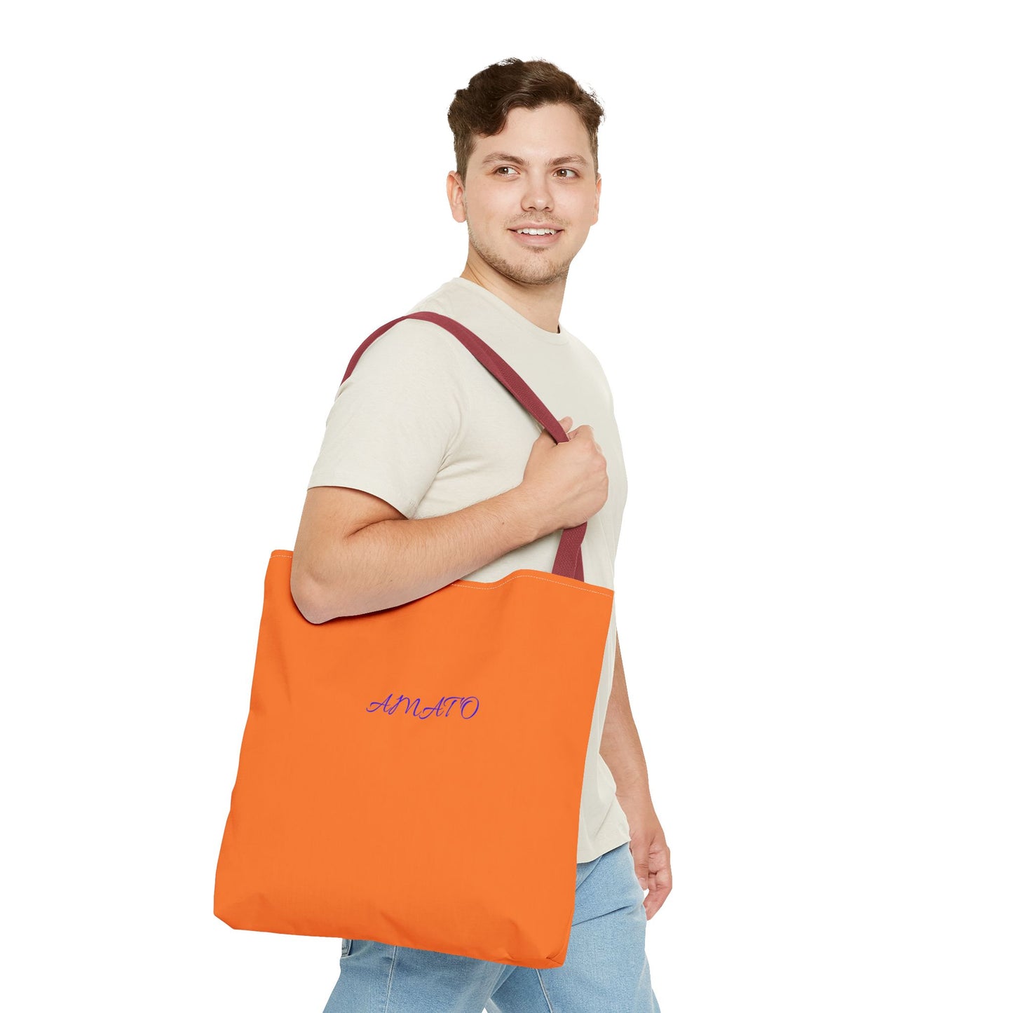 Vibrant Sicilian Orange Tote Bag – Ideal for Everyday Use, Beach Days, Shopping, or Gifts